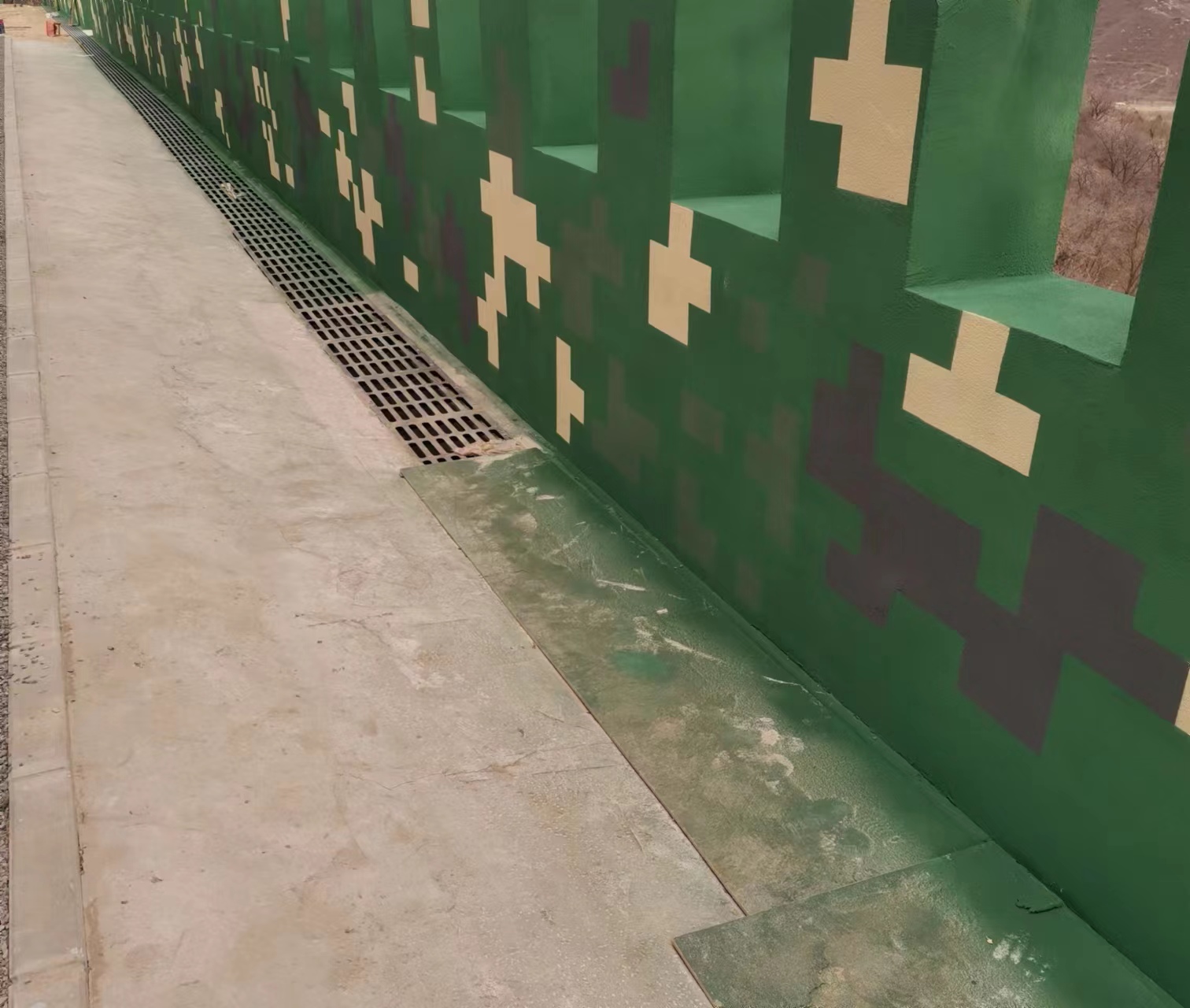 琼海围墙迷彩喷涂,数迷彩漆